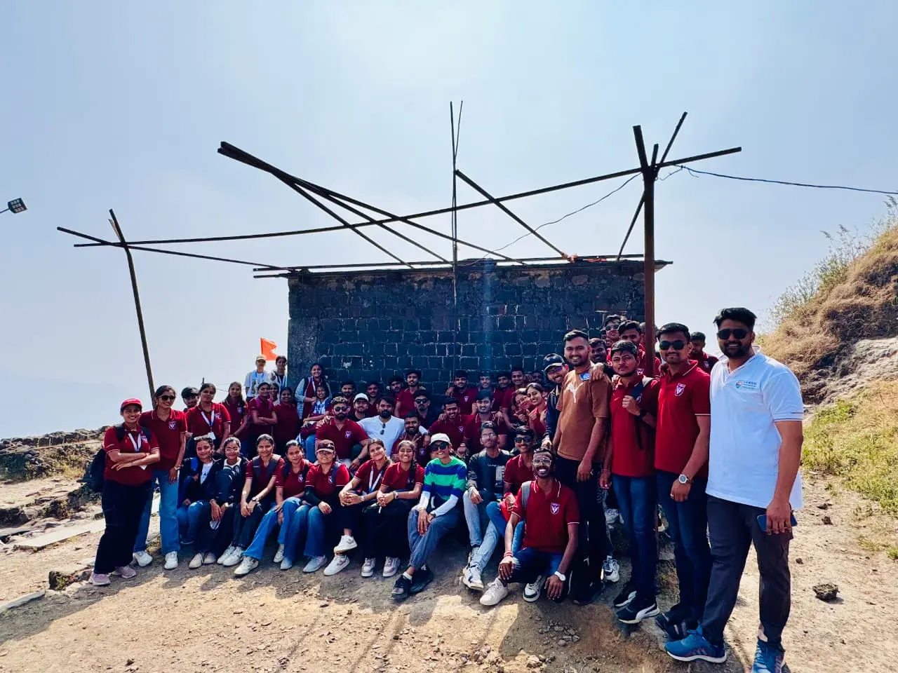 SOM Students Conquer Tikona Fort with Adventure and Purpose